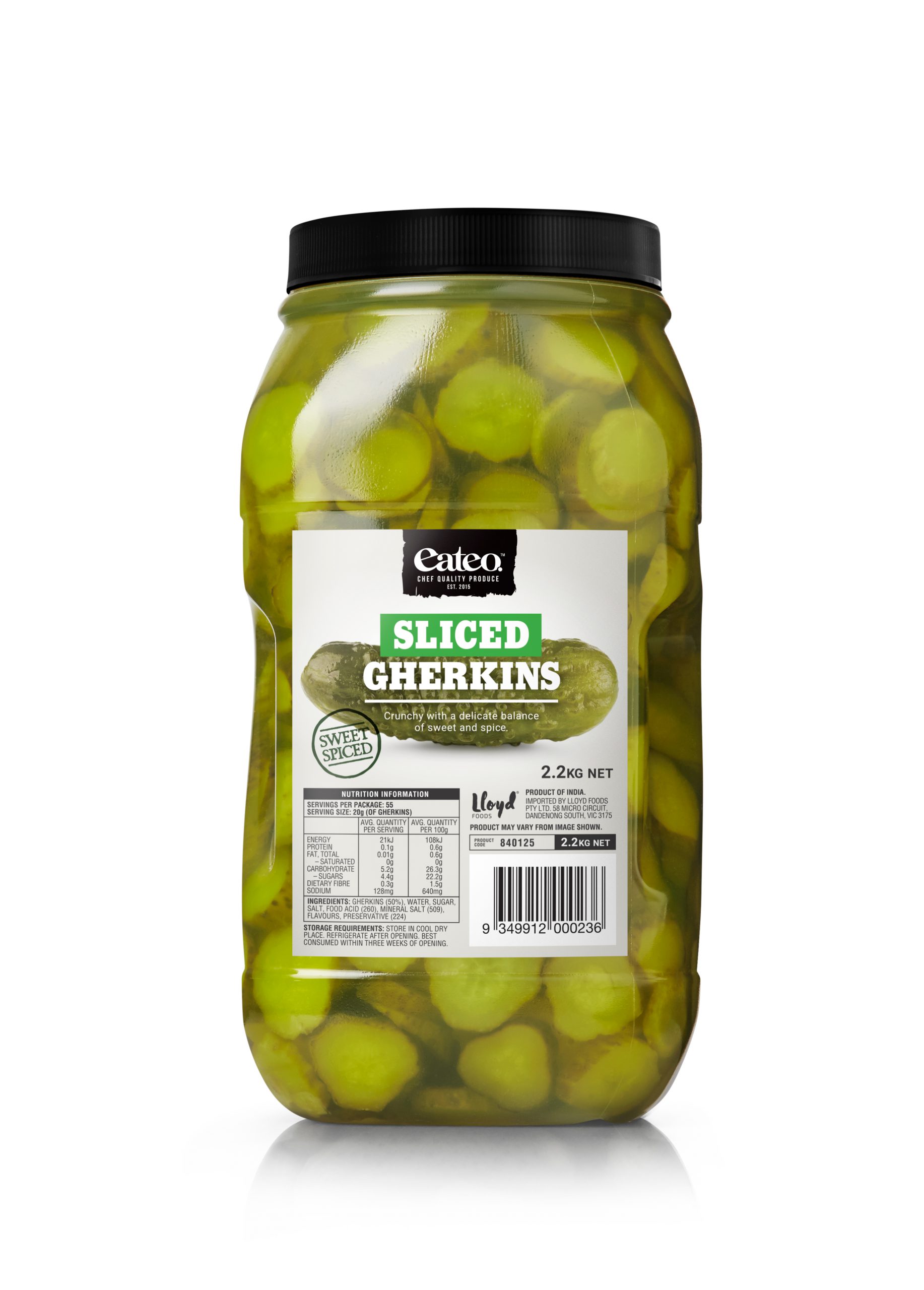 Sliced Gherkins