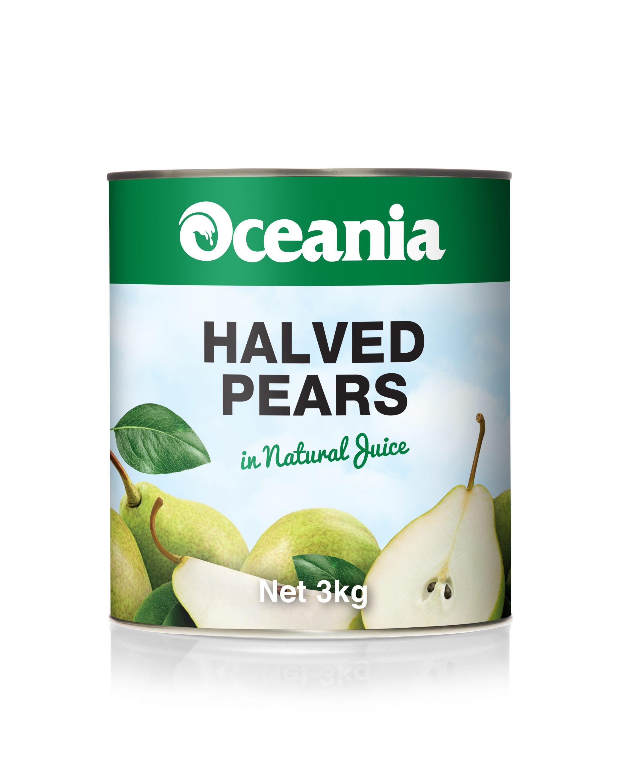 Halved Pears In Natural Juice